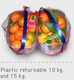 Encajado 10 y 15 kg. en plástico retornable